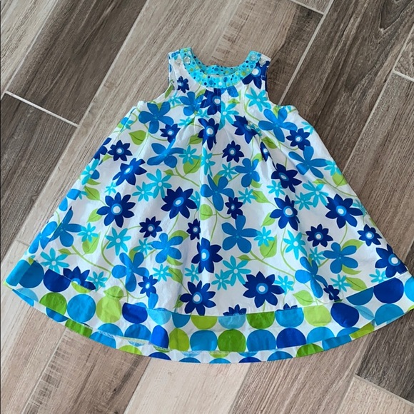 Chicken Noodle Other - Adorable blue flower toddler dress 2T
